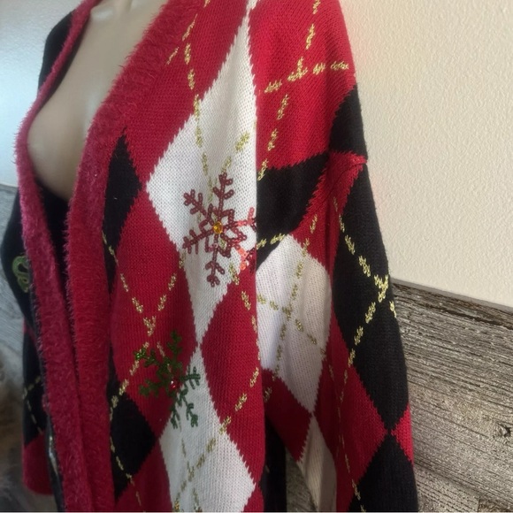 Oh Snap! Christmas Sweater Size XXL (C1) Gingerbread Man - Picture 7 of 8